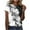 Multicolor, variant on Cilsoka Plus Size Shirts for Women 4X-5X White Tops for Women Going Out Graphic Tees for Women Vintage Summer Blouses for Women 2025 Work