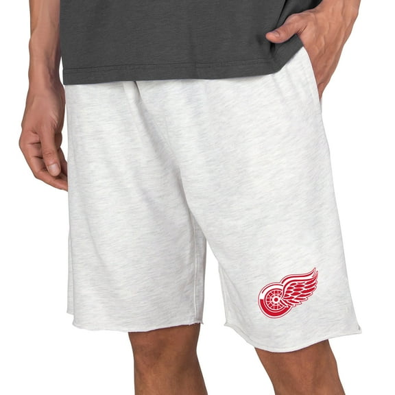 Men's Concepts Sport Oatmeal Detroit Red Wings Mainstream Terry Shorts
