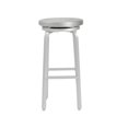 thumbnail image 2 of Eurostyle Tabouret de Bar Pivotant 30" en Aluminium Mat, 2 of 4