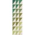 thumbnail image 1 of Momeni DELMADEL-6LIM2380 Novogratz Delmar Collection Agatha Side Triangles Area Rug, 2 ft. 3 in. x 8 ft. Runner, Lime Green, 1 of 4