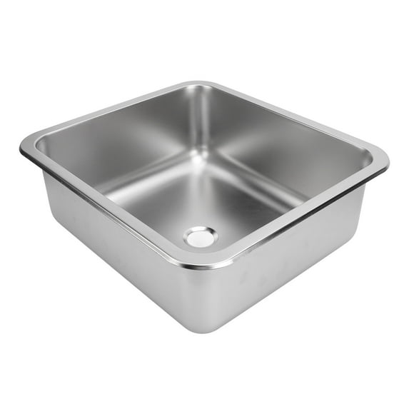 RV Kitchen Sink, 15.7in Rectangular Stainless Steel Sink for RV, Large Capacity Camper Sink Single Bowl Sink Bowl Basin Bar Sink for Kitchen, Workstation, Outdoor