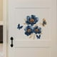 thumbnail image 4 of Pegatinas de pared con diseño floral azul para dormitorio, sala de estar, entrada, fondo de casa, embellecimiento, pegatinas de pared, 4 of 7