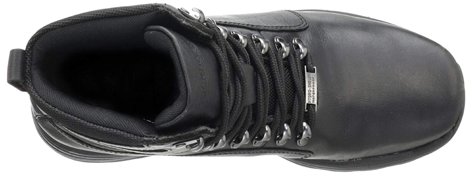 NWT ROCKPORT Mens Black Wea Ready Round Toe Wedge Leather 