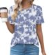 thumbnail image 5 of Tops Cortos para las Mujeres Cuello en V de Moda Casual Manga Corta Primavera Verano Top, Tops de Baile para las Mujeres, 5 of 5
