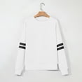 thumbnail image 5 of CYRBOKO Girls Fall Sweatshirts, Long Sleeve Loose Fit Crew neck Casual Pullover Tops White Size 5-6 T, 5 of 6