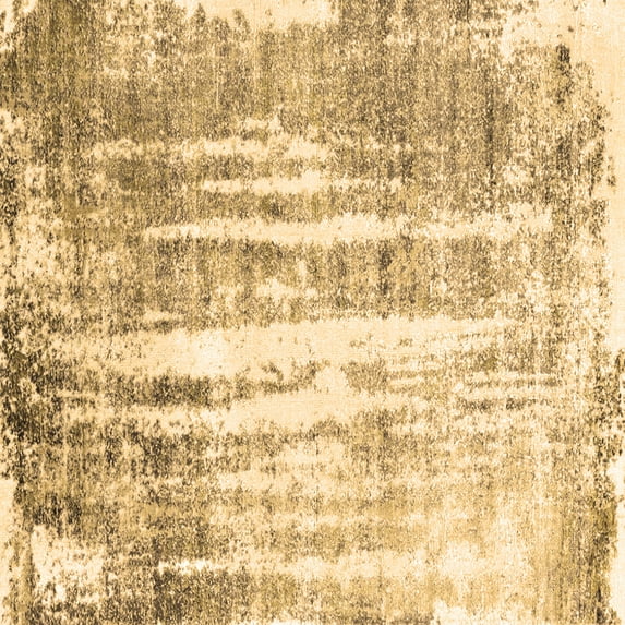 Ahgly Company Indoor Square Oriental Brown Industrial Area Rugs, 8' Square
