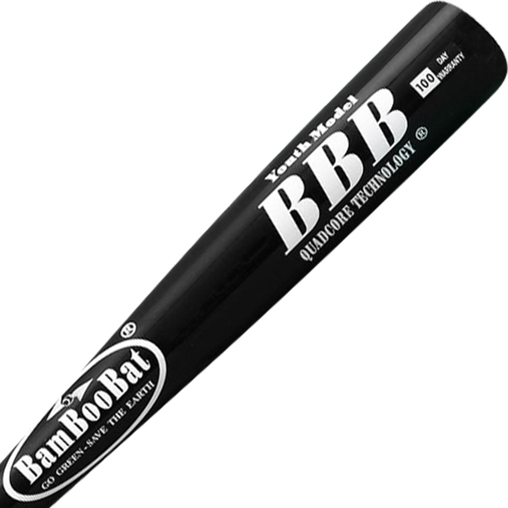 BamBooBat Bamboo Wood Youth Baseball Bat,