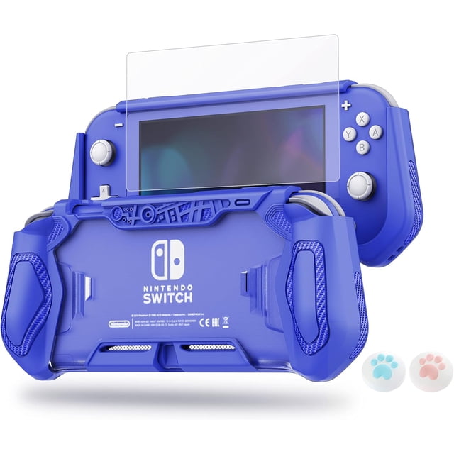Étui de Protection Switch Lite pour Nintendo Cadeau Quotidien (Ergonomique / Robuste / Protection Complète) Idée Cadeau Famille Happy Hours Bleu