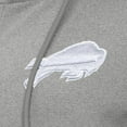 thumbnail image 4 of Women's Antigua  Heather Gray Buffalo Bills Seeker Full-Zip Hoodie Jacket, 4 of 4