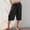 Black, variant on Womens Capris High Waist Pants, Drawstring Lightweight Comfy Casual Pants, Loose Crop Trousers with Pockets