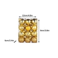 thumbnail image 5 of 24PCS Christmas Ornaments Christmas Balls, Electroplated Balls, Christmas Tree Decorations, Hanging Decorations, Festive Atmosphere, And Christmas Balls, 5 of 8