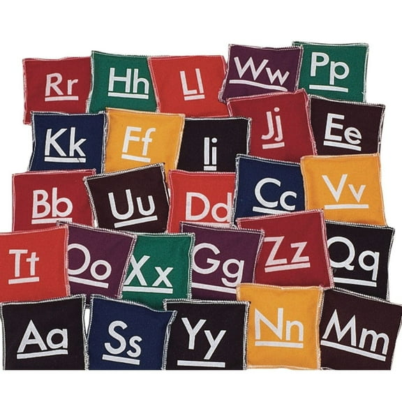 Square Alphabet Beanbags (Set of 26)