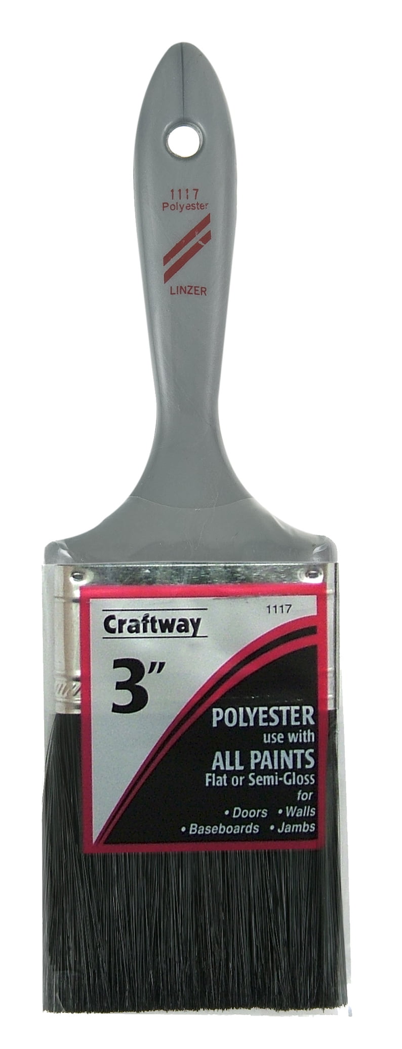Linzer 3 in. W Flat Paint Brush
