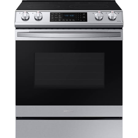 Samsung NE63T8511SS 6.3 Cu. Ft. Front Control Slide-in Electric Range with Air Fry & Wi-Fi