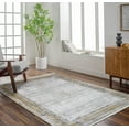 thumbnail image 4 of Gold Geometric Area Rugs for Living Room Washable Rugs Boho Moroccan Area Rug Soft Neutral Geometric Bohemian Carpet Distressed Indoor Rug for Bedroom Dining Room Office Foldable Nonslip Rug, 4 of 9