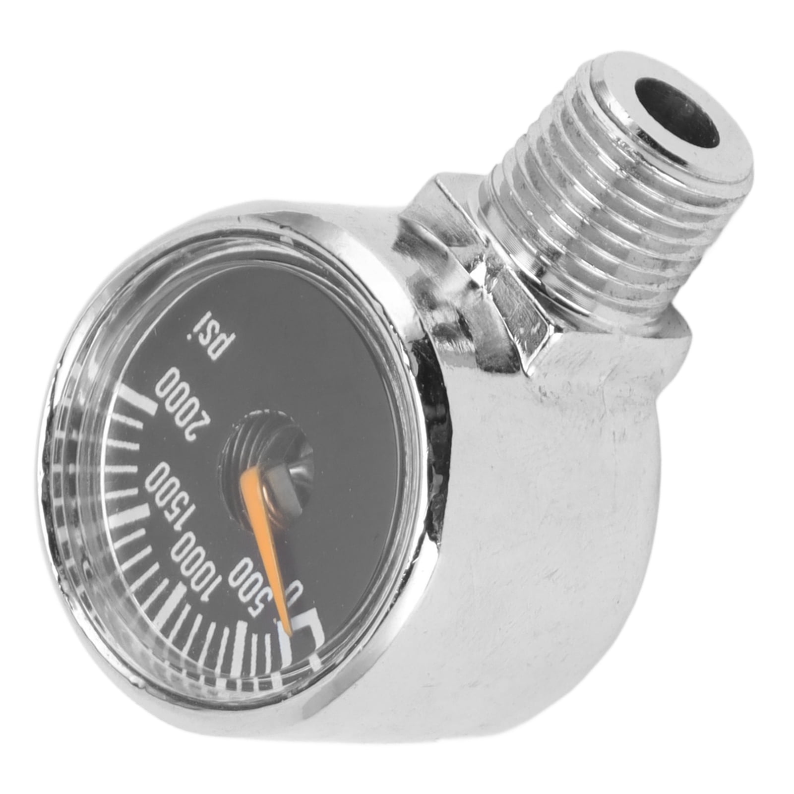 CO2 Keg Pressure Gauge, CO2 Pressure Gauge Black 1/8NPT For CO2