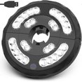 thumbnail image 3 of Parasol Light, 28LED Parasol Lights 3 Modes Rechargeable Lighting Parasols Light and Large Umbrella(White), 3 of 5