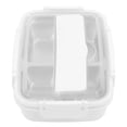 thumbnail image 3 of Portable Lunch Box, Food Grade 4 Compartments Matching Tableware Easy  Lunch Box  For Adults For Picnic White, 3 of 8