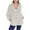 White Tops, variant on Htigea Women's 1/4 Zip Up Sweatshirts Sherpa Fuzzy Fleece Long Sleeve Pullover Soft Cozy Winter Tops with Pockets White S