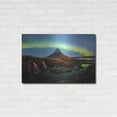 thumbnail image 3 of Luxe Metal Art 'Northern Light Aurora Borealis Over Kirkjufell 1' by Luxe Portfolio, Metal Wall Art, 36"x24", 3 of 9