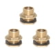 thumbnail image 4 of Paquete De 3 Piezas 1 '' Cisterna De Latón De Agua Conector De Tubería Adaptador De Accesorios De Tubería Con Junta perfecl Conector de manguera del tanque de agua, 4 of 4
