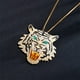thumbnail image 5 of Broche de tigre con diamantes de imitación, ramillete para ropa, collar decorativo, estilo colgante, 5 of 5