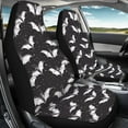 thumbnail image 2 of Binienty Cool Bat Auto Seat Cover for Men Women, 2 PCS Car Front Seats Covers Accessories Interior Decor Protector All Seasons Use for SUV Trucks Chairs Vans Auto, 2 of 7