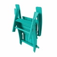 thumbnail image 5 of WestinTrends Ashore All-Weather Poly Lumber Adirondack Chairs, Foldable Modern Farmhouse Design, Outdoor Patio Seating, Set of 8, Turquoise, 5 of 7