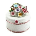 thumbnail image 1 of kusrkot Mini Jewelry Box Creative Dresser Jewelry Storage Case for Earrings Necklace White, 1 of 9