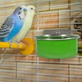 thumbnail image 3 of LEORX Parrot Bowl Stainless Steel Hanging Type Parrot Food Water Bowl Cage Feeding Bowl, 3 of 8