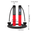 thumbnail image 2 of Xemplaro Jump Rope Counter Adjustable Skipping Rope Fitness Training Equipment PVC Coated Durable,Jump Rope Skipping Rope with Counter, for Fitness Exercise Training,Adjustable Jumping Rope, 2 of 5