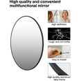 thumbnail image 3 of 30-Inch Black Round Mirror - Stylish Wall-Mounted Mirror for Bathroom, Living Room, Entryway, and Bedroom, 3 of 7