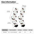 thumbnail image 2 of Rateoe Dachshund On A Skateboard for Women Casual Calf Socks - Cute Crew Socks - Thin Soft Above Ankle Socks Size 5-11, 2 of 6