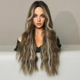 thumbnail image 1 of Peluca BR de pelo largo y rizado 72 cm beige, 1 of 5