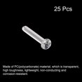 thumbnail image 3 of Unique Bargains M2x16mm Plastic Phillips Machine Screws, PC Flat Head Machine Bolts 25 Pack, 3 of 4