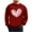 Red, variant on FAWUUDO Valentines Sweatshirt Men Love Heart Shirt Pullover Valentine's Long Sleeve Tops