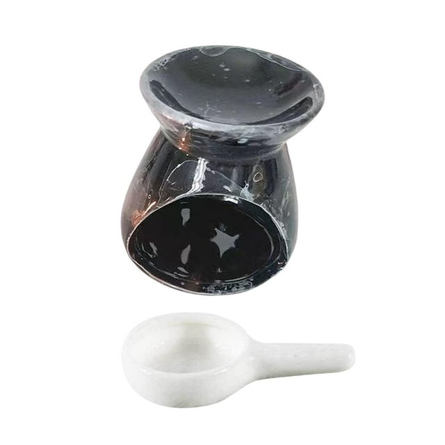 Quemador de aceite esencial moderno, calentador de fusión, decoración de horno de regalo, portavelas de cerámica, quemador de luz de té para el hogar, Colco Portavelas de cerámica