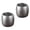 Retro silver, variant on Set Of 2 Stainless Steel Drinking Glasses Stackable Double Wall Cups Metal Mug Dishwasher Safe Cold Water Drinkwares