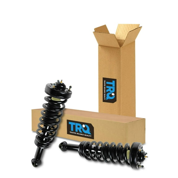 TRQ Front Strut & Coil Spring Assembly Set Driver & Passenger Sides Fits Select 07-13 Ford Expedition Lincoln Navigator