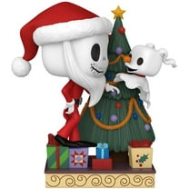 FUNKO POP! DELUXE: The Nightmare Before Christmas 30th - Jack Skellington & Zero w/Tree