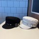 thumbnail image 5 of Gorra de estrella negra para niños, boina retro británica de otoño e invierno, estilo azul marino, sombrero de pintor para repartidor de periódicos coreano, 5 of 6