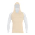thumbnail image 2 of Men's UV Protection Sun Hoodie Color Block UPF 50+ Long Sleeve Fishing Shirt Lightweight Hiking Rash Guard, 2 of 4