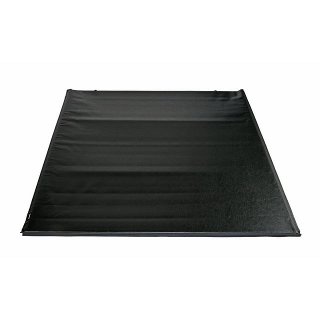 Fits 2015-2023 Ford F-150 TrailFX Tonneau Cover TFX3206 TFX Soft Rolling; Soft Roll-Up Hook And Loop; Lockable With Tailgate Lock; Black Vinyl With Aluminum Rails
