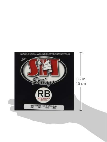 SIT Strings NRB45105L Fusion Wound Medium-Light Nickel Bass Strings