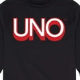 thumbnail image 3 of UNO Logo - Toddler And Youth Long Sleeve Graphic T-Shirt, 3 of 5