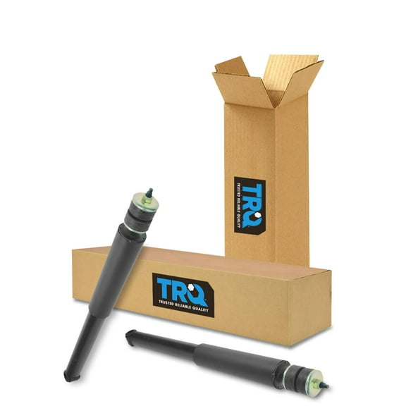 TRQ Rear Shock Absorber Pair Set for Chevy Ford Lincoln Mercury Nissan Pontiac SBA60173 Fits select: 1967-1969 CHEVROLET CAMARO, 1979-2002 MERCURY GRAND MARQUIS