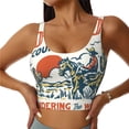 thumbnail image 1 of Balery Cowboy Rising Horse Sujetadores deportivos con espalda cruzada para mujer, acolchados, sin costuras, de alto impacto, ideales para yoga, gimnasio, entrenamiento y fitness.-XX-Large, 1 of 8