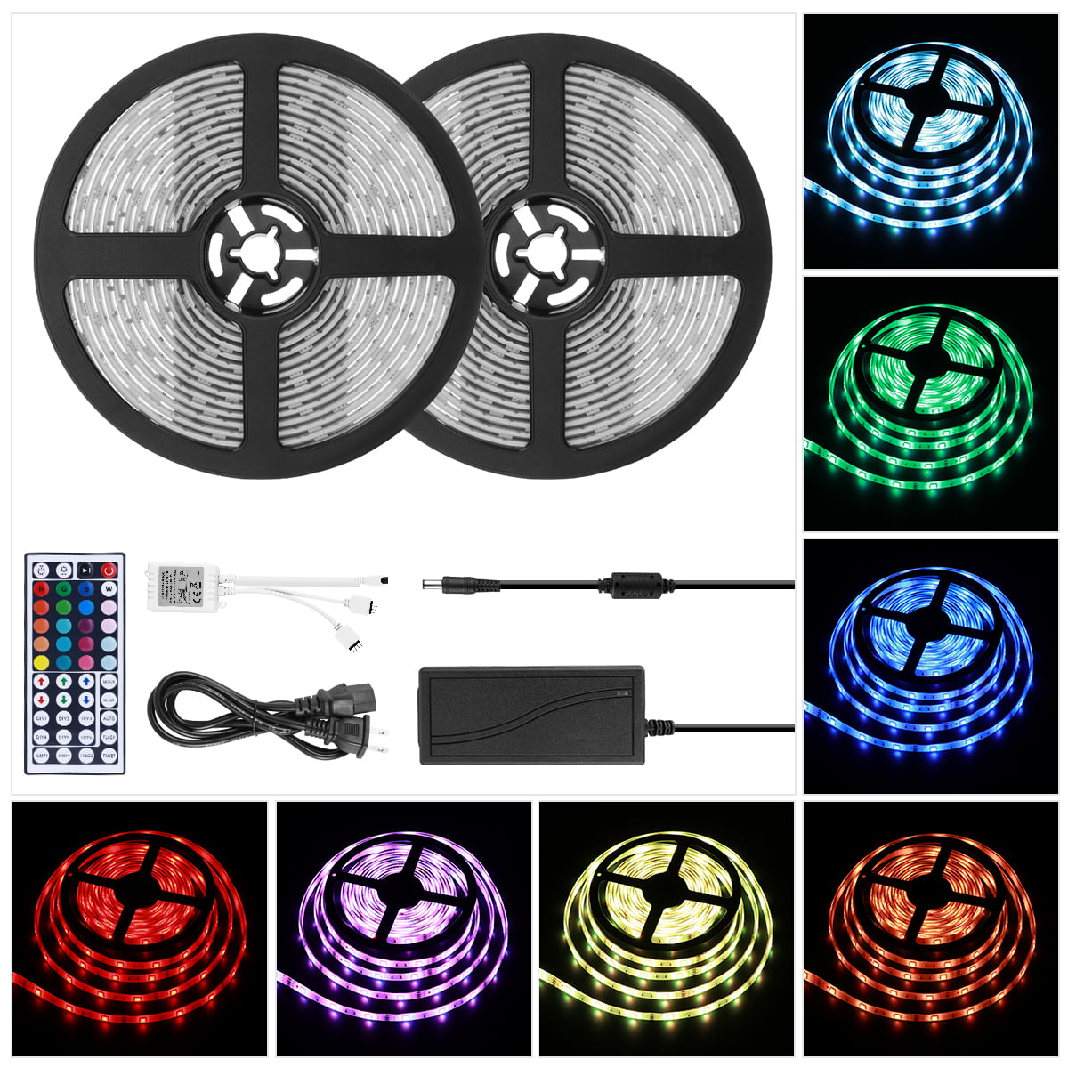 Details about   32.8FT SMD 2835 Flexible LED Light Strip Bluetooth APP Control Remote Music 