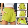 thumbnail image 5 of Rosvigor Womens Athletic Shorts High Waisted Running Shorts Gym Workout Shorts with Pockets, 5 of 6