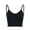 Black, variant on Women's Cami Bra Padded Bralettes Seamless Sports Bra Spaghetti Strap Bra Top Solid Bandeau Yoga Workout Tank "Yellow"
